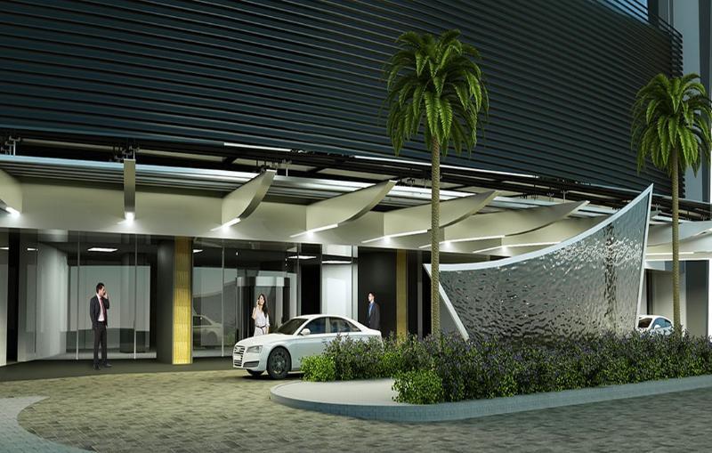 Hotel Las Americas Golden Tower Panama Экстерьер фото The entrance of the hotel